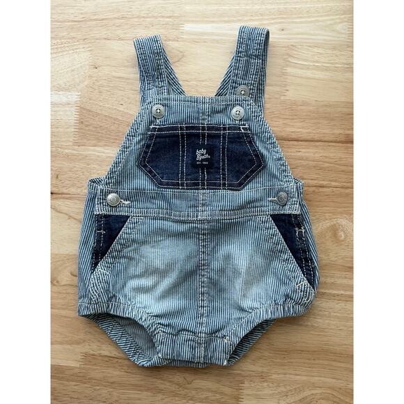 Modern Oshkosh bgosh baby hickory stripe bubble tagged 3 months Both - Picture 2 of 8
